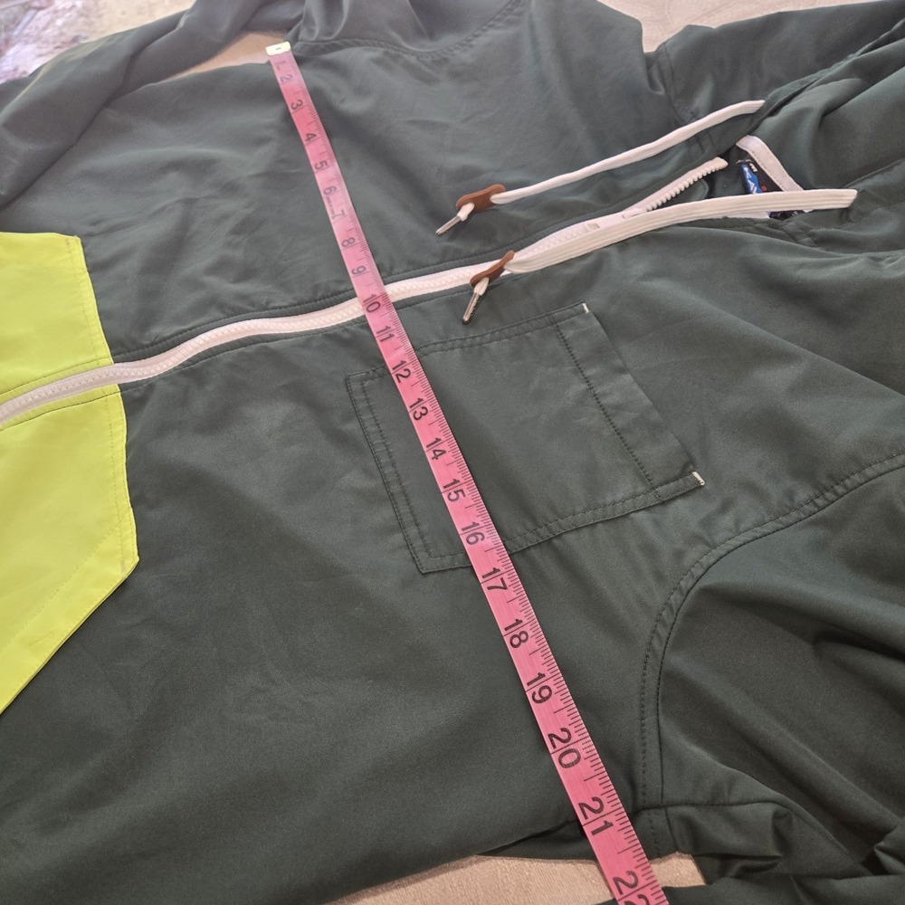 Kavu True Outdoor Wear Windbreaker Hiking Hood Full Zip, Pockets Green Sz Medium - Picture 3 of 6